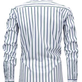 Elegantes gestreiftes Herrenhemd