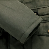Elegante wattierte Herrenjacke für kalte Tage
