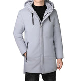 Eleganter langer Herrenmantel
