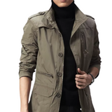 Elegante winddichte Herrenjacke