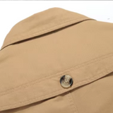 Eleganter wattierter Herren-Trenchcoat