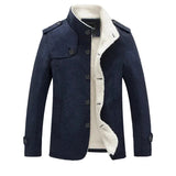 Eleganter Herrenmantel mit Fleece