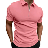 Herren-Poloshirt mit Reißverschluss