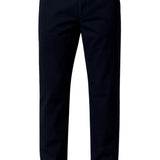 Herrenhose aus Baumwolle mit Elasthan – Marineblau