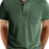 Lässiges Herren-T-Shirt aus Baumwolle