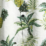 Weißes Herrenhemd mit Ananas-Print