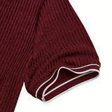 Levin Geripptes Herren-Poloshirt