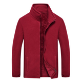 Elegante Herren-Fleecejacke mit Reißverschluss