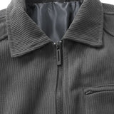 Herren-Cordjacke – Grau