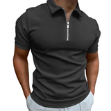 Herren-Poloshirt mit Reißverschluss