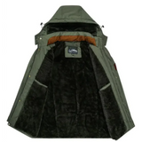 Herren-Winterjacke mit wattiertem Futter