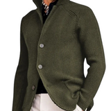 Warmer Herren-Strickcardigan