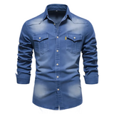 Herren-Jeanshemd