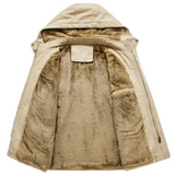 Elegante gesteppte Herren-Winterjacke