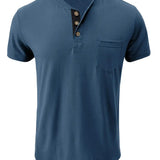 Lässiges Herren-T-Shirt aus Baumwolle