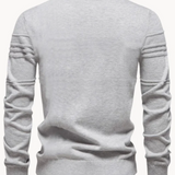 Karierter Herrenpullover – modernes Muster