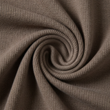 Herrenpullover mit Stehkragen und Reißverschluss – Taupe
