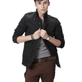 Elegante winddichte Herrenjacke