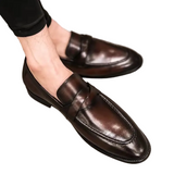 Elegante Herren-Ledermokassins