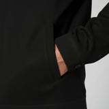 Herrenjacke aus Mikrowildleder – Schwarz