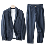 Manfred Elegantes Herren-Set mit Leinen