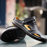 Klassische Herren-Ledersandalen
