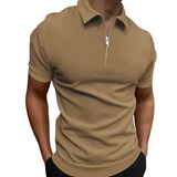 Herren-Poloshirt mit Reißverschluss