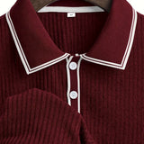 Levin Geripptes Herren-Poloshirt