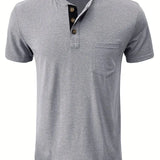 Lässiges Herren-T-Shirt aus Baumwolle