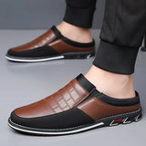 Herren-Lederpantoletten (Mules)