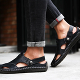 Klassische Herren-Ledersandalen