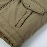 Herren-Winterjacke mit wattiertem Futter