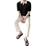 Herren-Poloshirt mit weiten Ärmeln