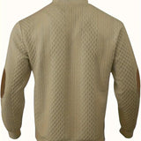 Eleganter Herrenpullover mit Knöpfen
