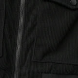 Herren-Cordjacke – Schwarz