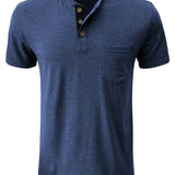 Lässiges Herren-T-Shirt aus Baumwolle