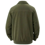 Herren-Cordjacke – Armeegrün