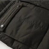 Elegante wattierte Herren-Fleecejacke für den Winter