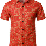Boho-Hawaiihemd für Herren im 70er-Stil