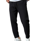Elegante Tapered-Herrenhose mit Kordelzug