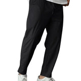 Elegante Tapered-Herrenhose mit Kordelzug