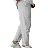 Elegante Tapered-Herrenhose mit Kordelzug