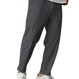 Elegante Tapered-Herrenhose mit Kordelzug
