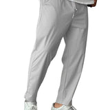 Elegante Tapered-Herrenhose mit Kordelzug