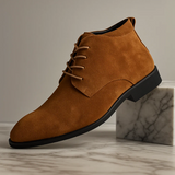 Elegante Herren-Stiefeletten aus Wildleder