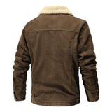 Lässige Herrenjacke mit Fleecefutter