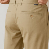 Herrenhose aus Baumwolle mit Elasthan – Khaki