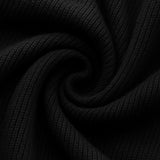 Herrenpullover mit Stehkragen und Reißverschluss – Schwarz