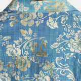 Herrenhemd mit blauen Blumen