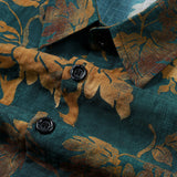 Wolfgang Kurzarm-Herrenhemd im Hawaii-Stil – Grün